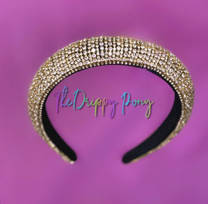 Gold Diamond Headband Headbands